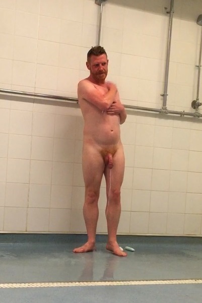 Ginger Daddy In Gang Showers Spycamdude