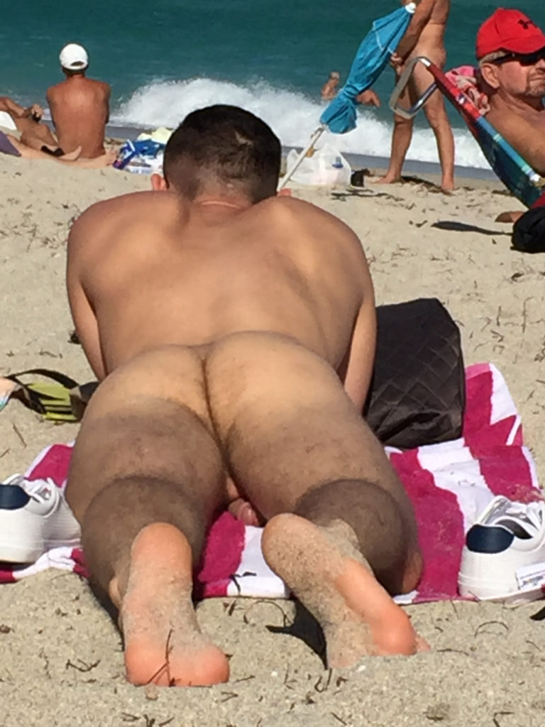 nude beach couple