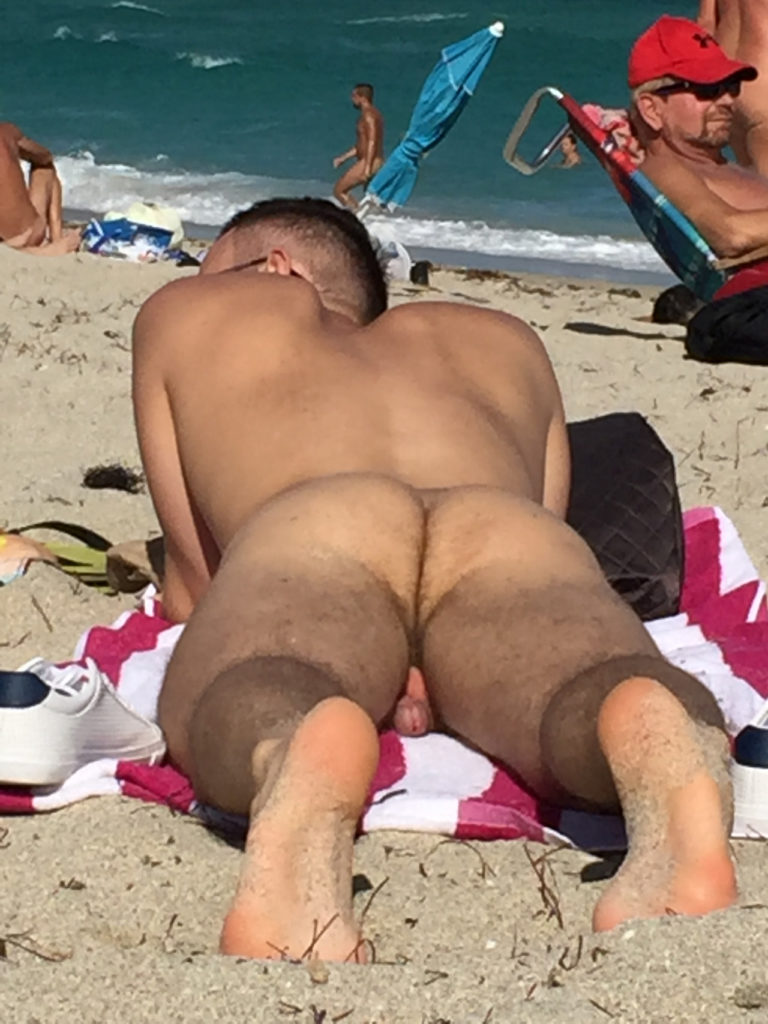 nude beach couple