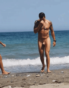 Big Dick Nudist Beach Couple - beach | SpyCamDude