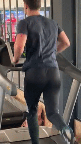 big ass guy in the gym