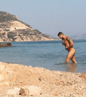 Growing a huge boner at a greek beach! ðŸ‡¬ðŸ‡· - SpyCamDude