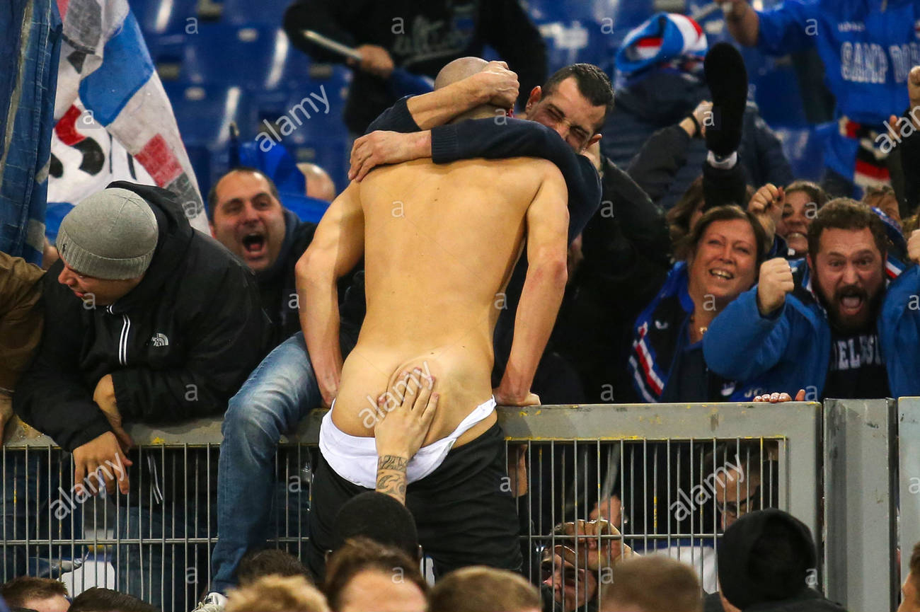 Italian footballer groped naked by teammates! 