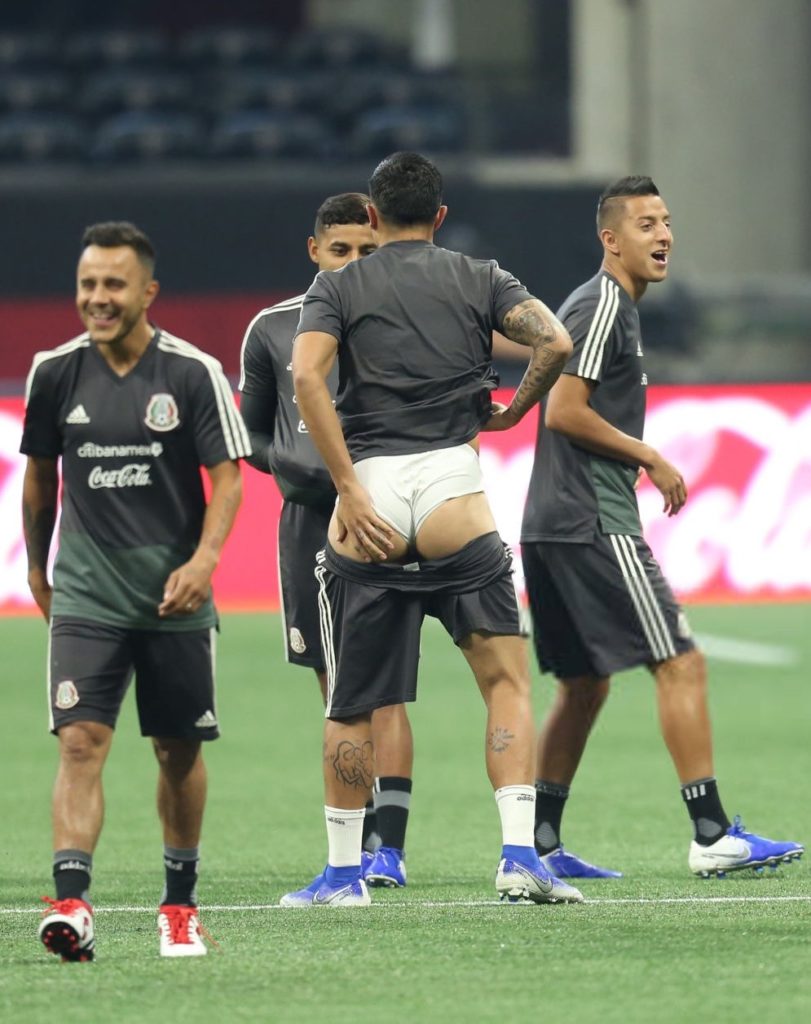 footballer's ass crack