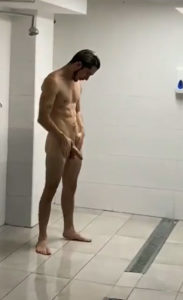 Very Fuckable Guy Shows Off In The Shower Room Spycamdude