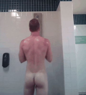 jock in the shower