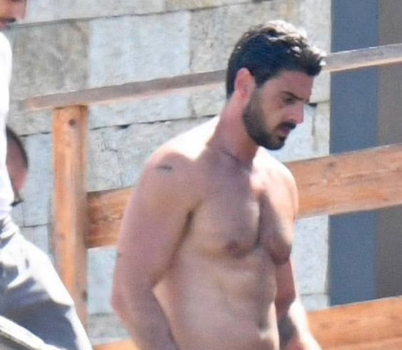 Italian actor Michele Morrone caught naked in a hotel room! image