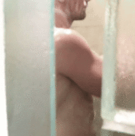 Jock in the shower