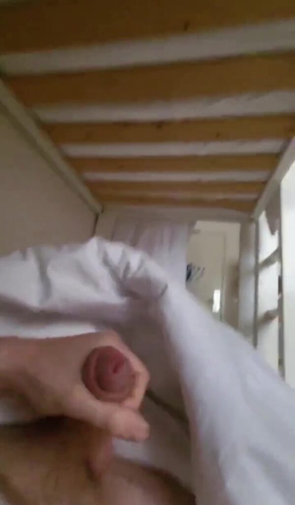 Wanking off to sexy roommate