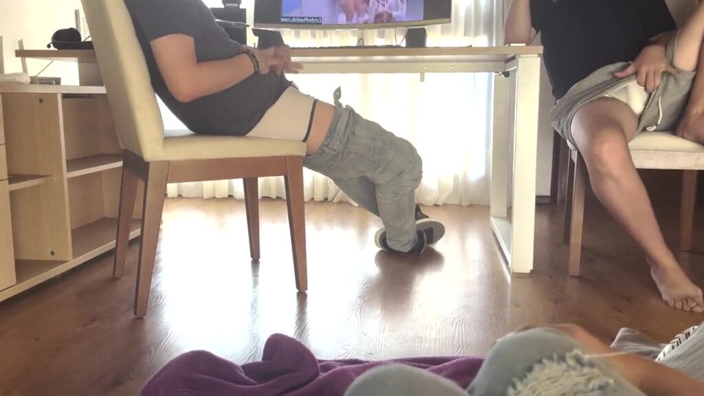 Homie pulls out his dick