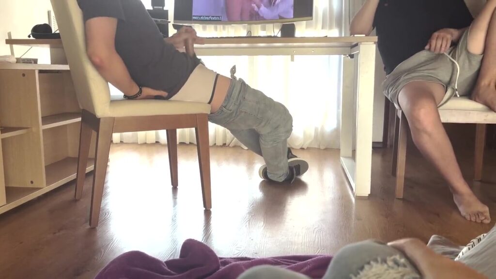 Homie starts to jerk off